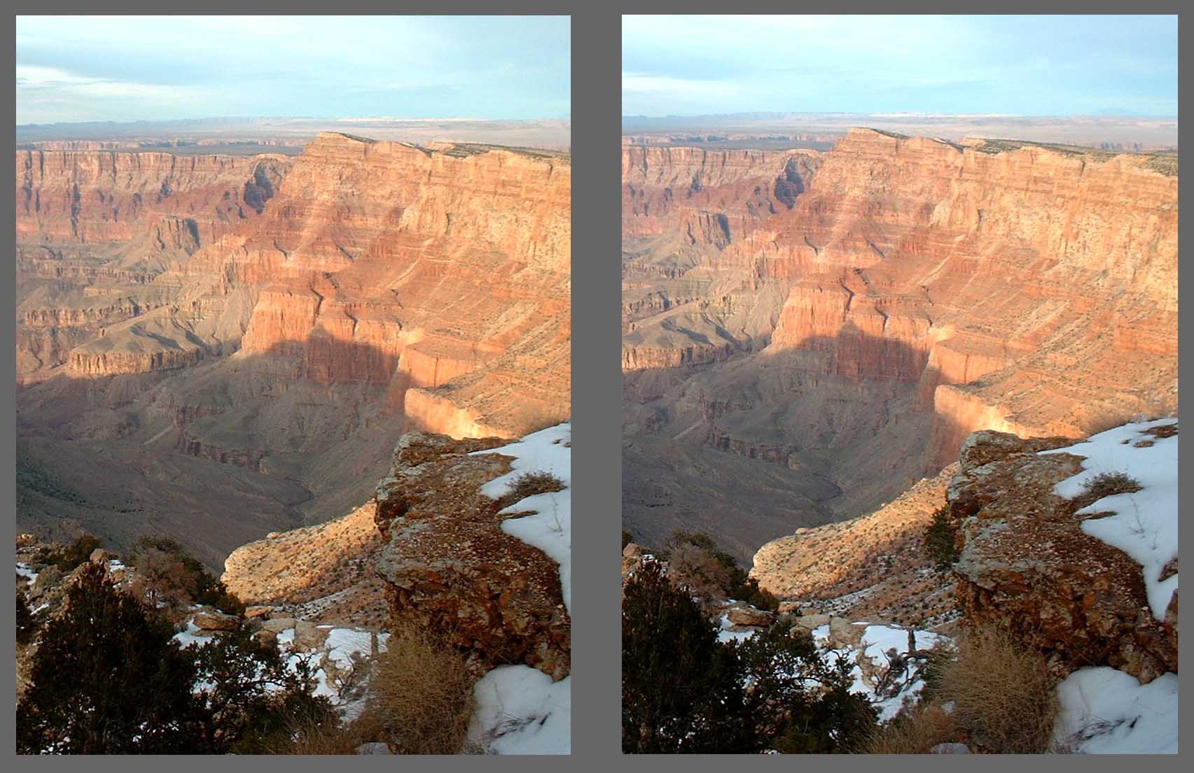 Stereo Photo - Grand Canyon View I - Cross-eyed viewing method